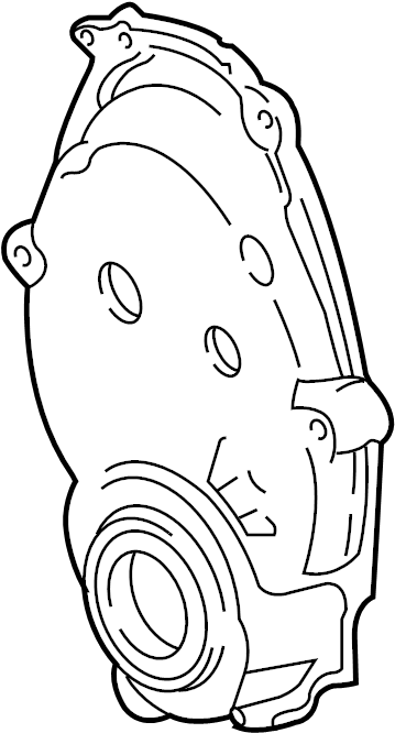 View 89017259 Engine Timing Cover (Front) Full-Sized Product Image