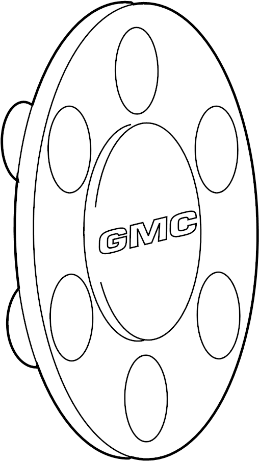 View 15040220 Cap. Hub. Wheel.  Full-Sized Product Image