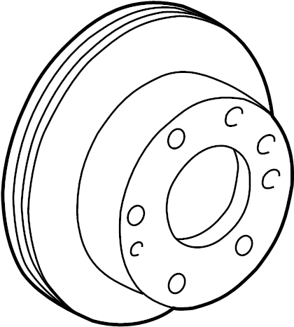 View 19210603 Disc Brake Rotor (Front) Full-Sized Product Image