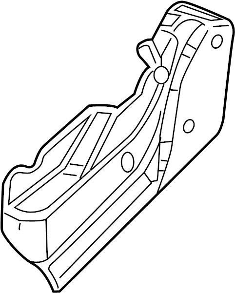 View 12473339 Seat Track Cover (Front, Lower) Full-Sized Product Image