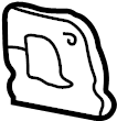 View 15029904 Interior Door Handle (Rear, Lower) Full-Sized Product Image