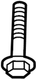 View 11570800 Engine Cradle Bolt (Front, Rear, Lower) Full-Sized Product Image
