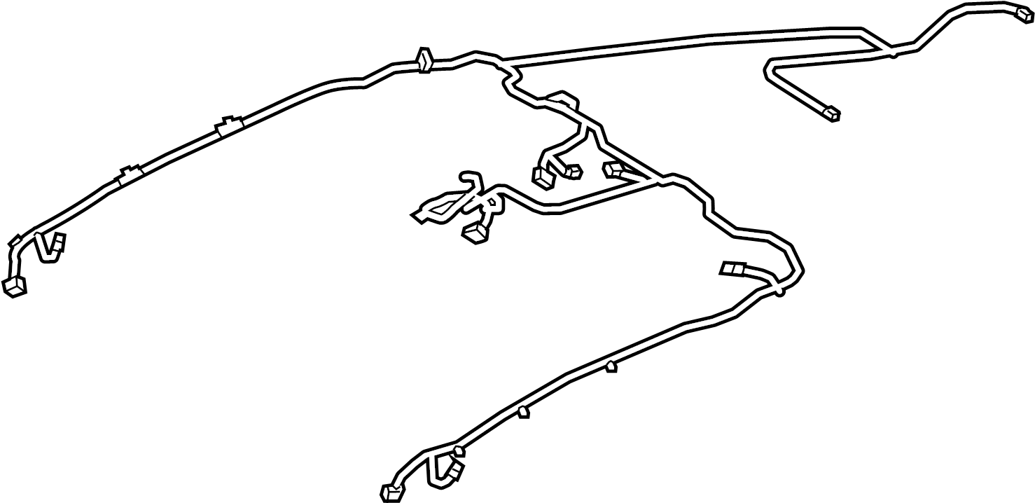 View 42522606 Headliner Wiring Harness (Right, Front) Full-Sized Product Image