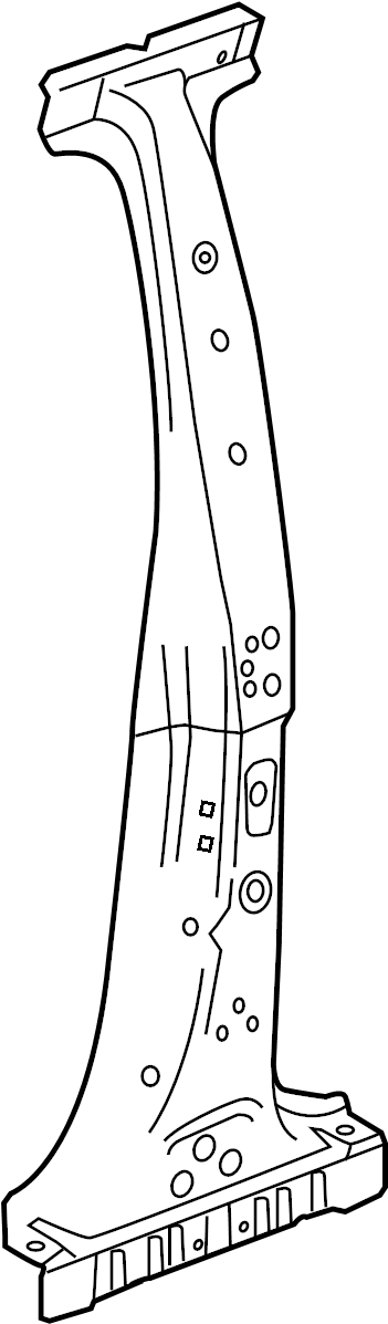 View 95202811 Body B-Pillar Reinforcement (Upper) Full-Sized Product Image