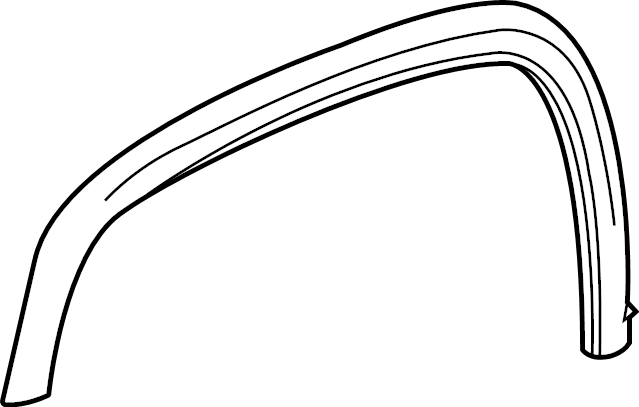 View 84899337 Wheel Arch Molding Full-Sized Product Image