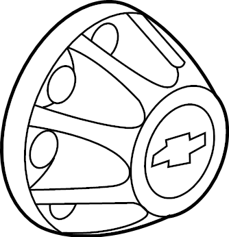 View 9597806 Cap. Hub. Wheel. Cover.  Full-Sized Product Image