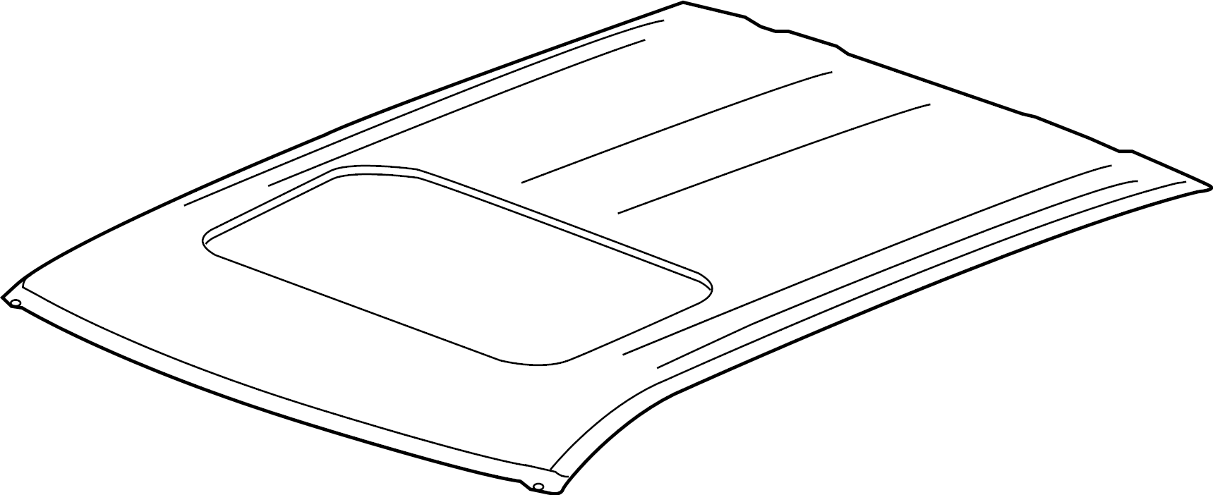 View 84510361 Roof Panel (Right, Front) Full-Sized Product Image