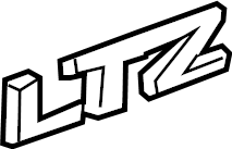 View 23400412 Tailgate Emblem Full-Sized Product Image