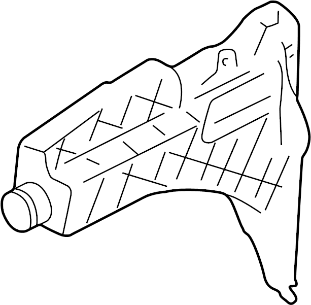 View 91174456 Engine Air Intake Resonator Full-Sized Product Image