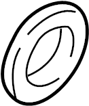 View 15823962 Wheel Seal (Rear) Full-Sized Product Image