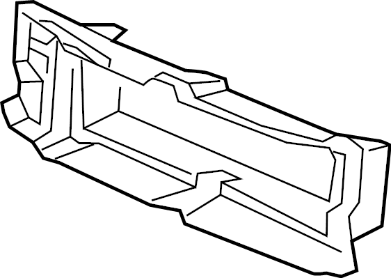 View 84126427 Radiator Support Baffle (Rear, Upper, Lower) Full-Sized Product Image