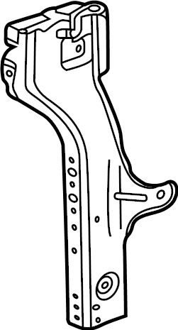 View 84622752 Headlight Bracket (Lower) Full-Sized Product Image