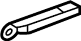 View 84182929 Hood Release Handle Full-Sized Product Image