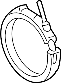 View 12683878 Clamp. Converter. Assembly - CTLTC CONV. Catalytic. Exhaust.  Full-Sized Product Image