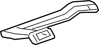 View 23393853 Instrument Panel Air Duct Full-Sized Product Image
