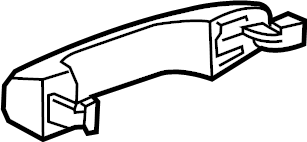 View 84807766 Exterior Door Handle Full-Sized Product Image