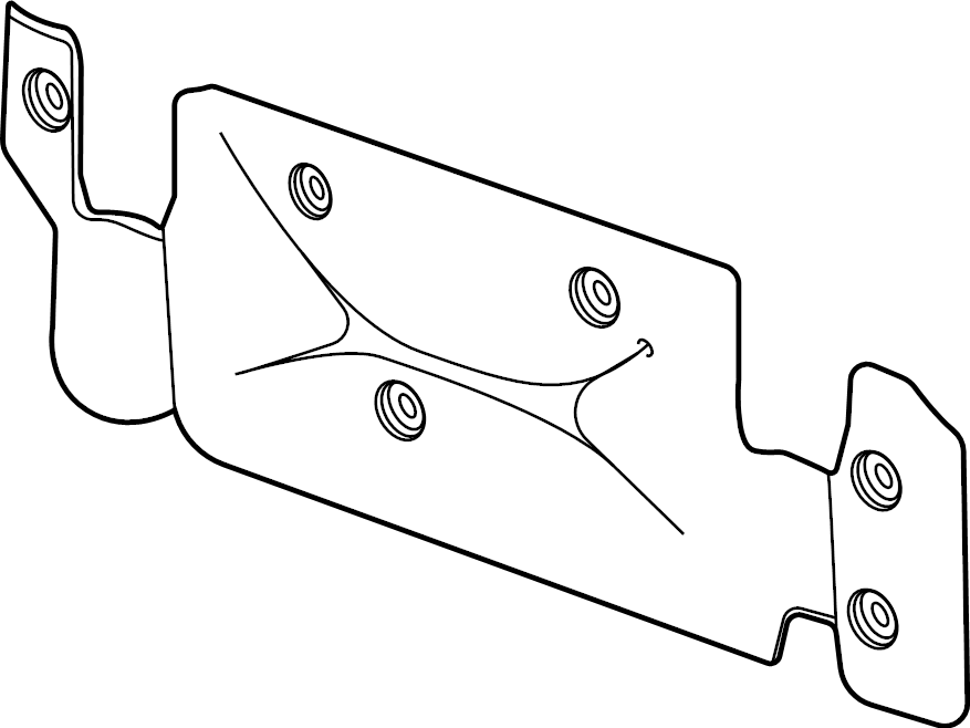 View 84611090 Fuel Tank Shield Full-Sized Product Image