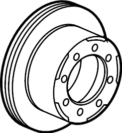 View 13550274 Disc Brake Rotor Full-Sized Product Image