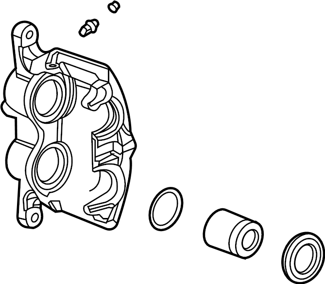 View 13546599 Disc Brake Caliper Full-Sized Product Image