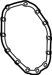 View 84757352 Axle Housing Cover Gasket. Differential Cover Gasket.  Full-Sized Product Image