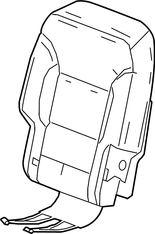 View 85510938 Seat Back Cushion Cover Full-Sized Product Image