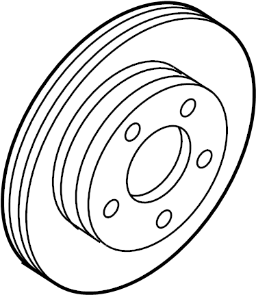 View 25826102 Disc Brake Rotor (Front) Full-Sized Product Image