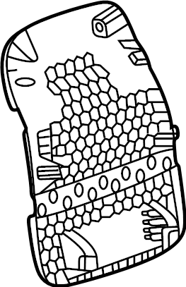 View 42745931 Seat Back Panel (Rear, Upper) Full-Sized Product Image