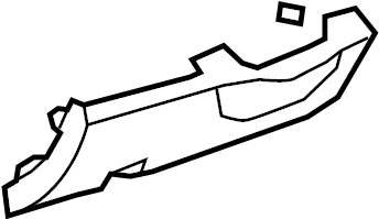 View 15856685 Instrument Panel Knee Bolster Full-Sized Product Image