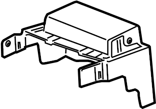 View 15914562 Seat Frame Trim Panel (Front, Rear, Lower) Full-Sized Product Image