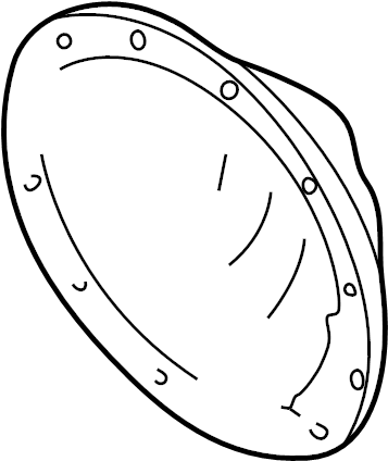 View 12479379 Differential Cover (Rear) Full-Sized Product Image