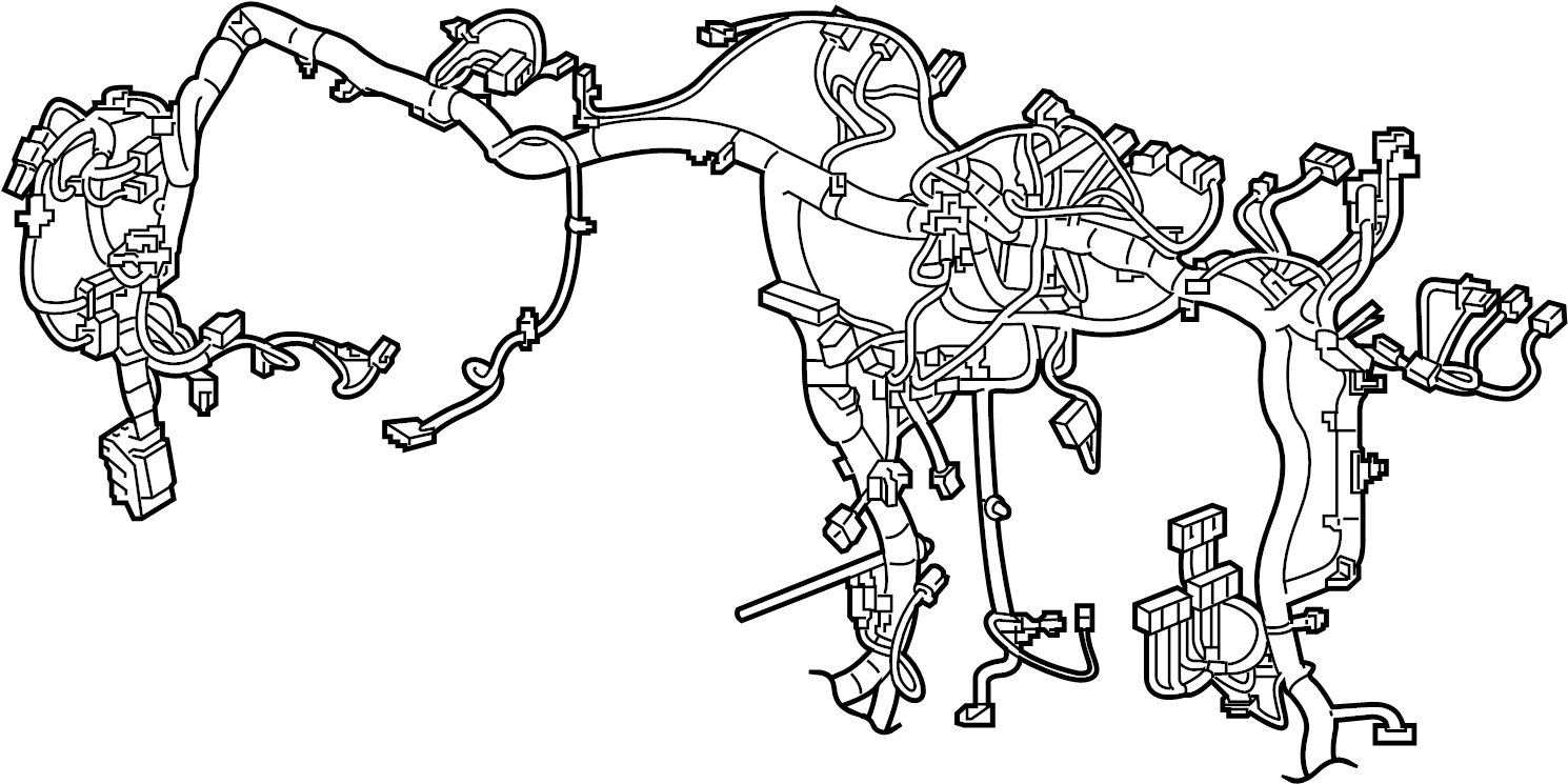 View 84594038 Instrument Panel Wiring Harness Full-Sized Product Image