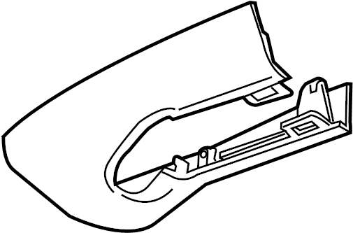 View 23409066 Interior Rear View Mirror Cover Full-Sized Product Image