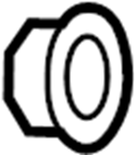 View 22797808 Grommet. Cowl. Panel. (Lower) Full-Sized Product Image