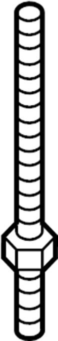 View 11549312 Mount Stud. Spare Tire Bolt.  Full-Sized Product Image
