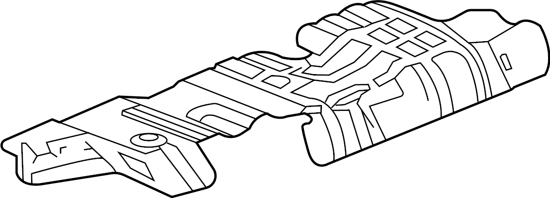 View 84266513 Floor Pan Heat Shield (Front, Rear) Full-Sized Product Image
