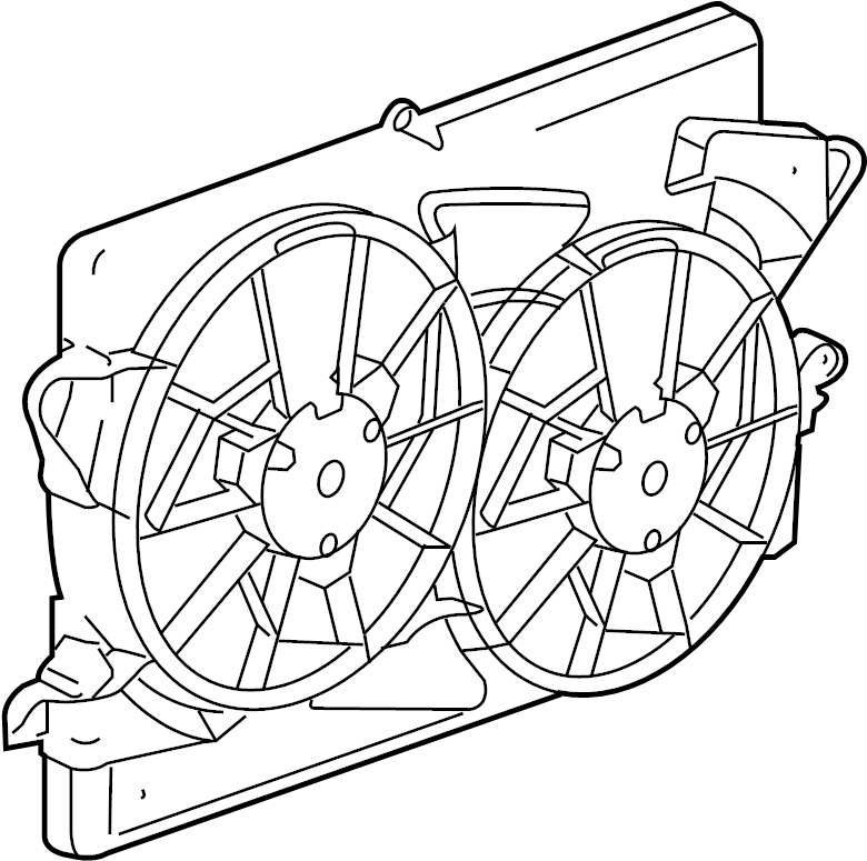 View 19130590 Engine Cooling Fan Shroud Full-Sized Product Image