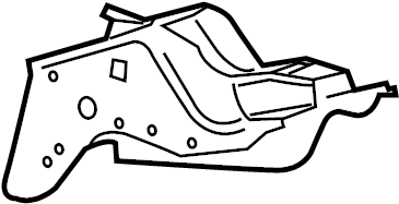 View 15142252 Steering Column Bracket Full-Sized Product Image