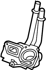 View 12618159 Engine Coolant Thermostat Housing Full-Sized Product Image