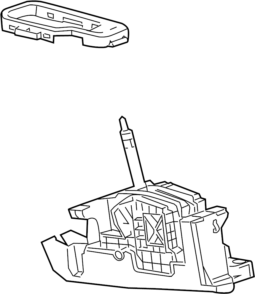 View 84320100 Automatic Transmission Shift Lever Full-Sized Product Image