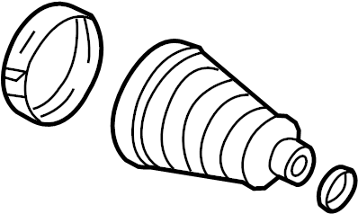 View 19149883 CV Joint Boot Kit (Rear) Full-Sized Product Image