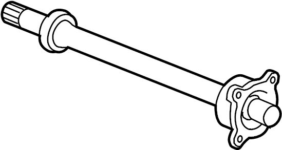 View 20899365 CV Intermediate Shaft (Front) Full-Sized Product Image