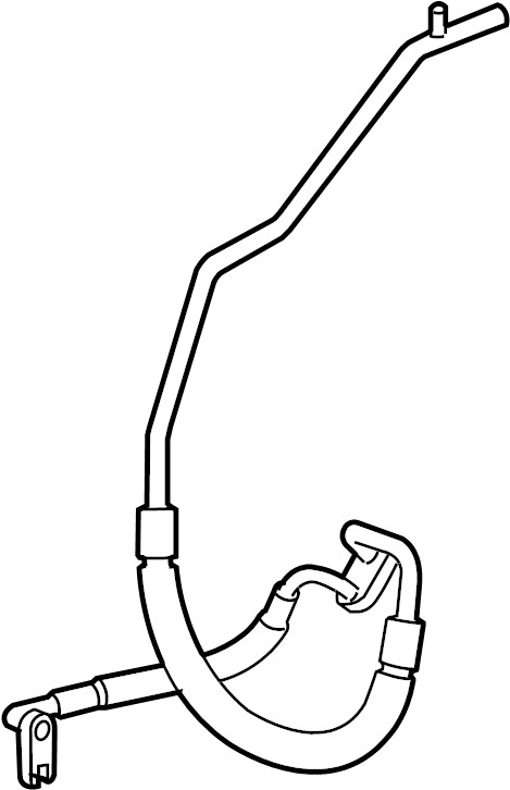 View 20800919 Hose. Conditioning. Air. (A/C). Discharge.  Full-Sized Product Image