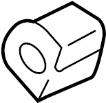 View 25890813 Suspension Stabilizer Bar Bushing (Rear) Full-Sized Product Image