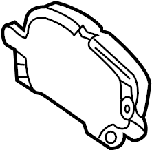 View 22820406 Disc Brake Pad Set (Front) Full-Sized Product Image