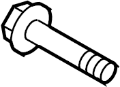 View 24430521 Bolt. Strut.  Full-Sized Product Image
