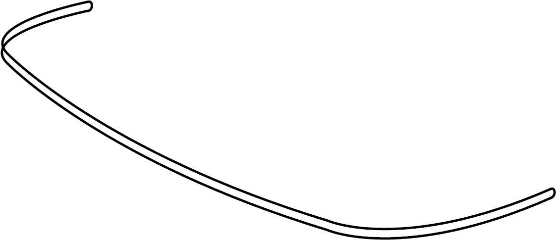 View YW7Z17C829BA Bumper Trim (Front, Lower) Full-Sized Product Image