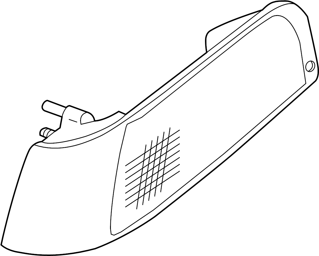 View 6W7Z15A201BA Side Marker Light Full-Sized Product Image