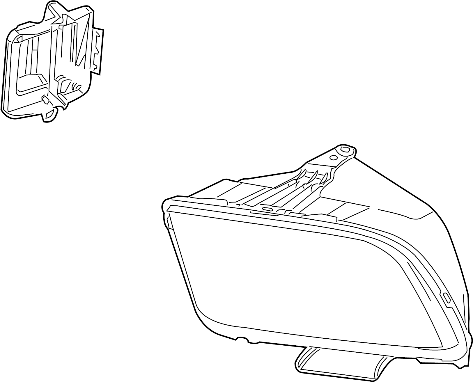 View 8R3Z13008A Headlight Assembly Full-Sized Product Image