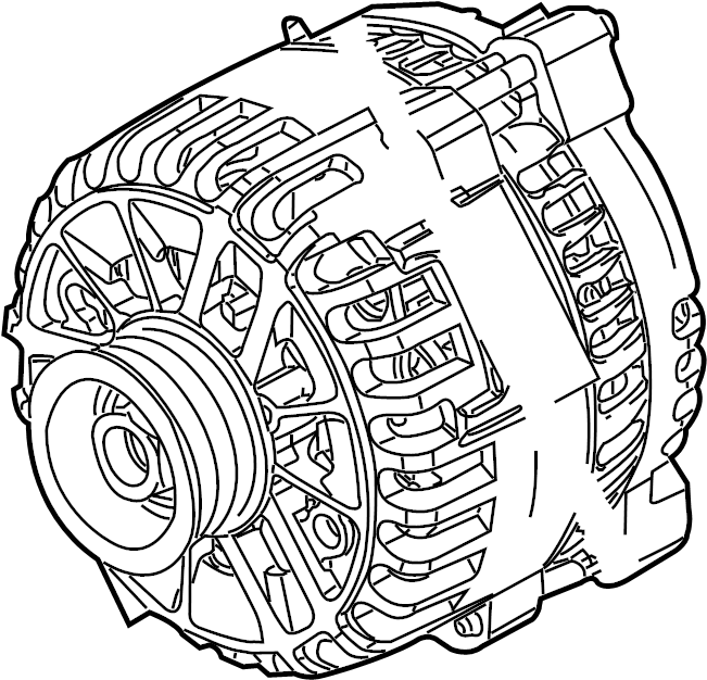 View 6R3Z10346BRM Alternator Full-Sized Product Image