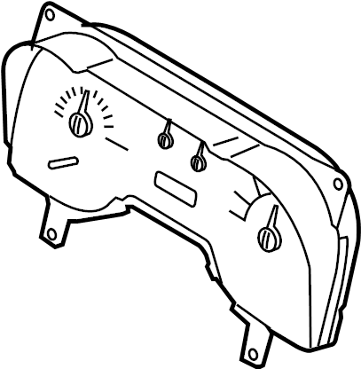 View 7R3Z10849EA Instrument Cluster Full-Sized Product Image